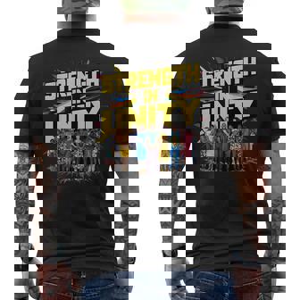 Juneteenth 1865 A Legacy Of Strength In Unity And Freedom Men's Back Print T-Shirt - Monsterry