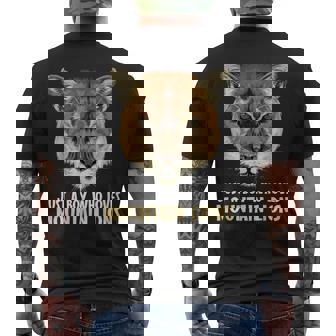 Just a Boy Who Loves Cougars Mountain Lion Cougar Men's Back Print T-Shirt - Monsterry