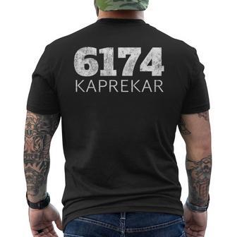 Kaprekar-Constante 6174 Maths Number Teory S T-Shirt mit Rückendruck - Geschenkecke