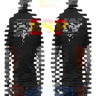 Karate Esp Bandera De España Y Shotokan Artes Marciales Camiseta Hombre Estampado Espalda - Regaloses