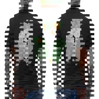 Karate Martial Arts Belt Faceless Cartoon Men's Back Print T-Shirt - Monsterry