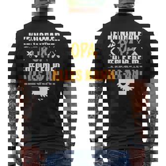 Kein Normaler Opa Ein Alleskönner Herren Männeratertag Opa T-Shirt mit Rückendruck - Geschenkecke