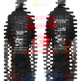 Keine Fehlbei Eisstock Shoot T-Shirt mit Rückendruck - Seseable