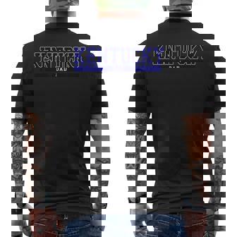 Kentucky State Dad Sports Men's T-shirt Back Print | Mazezy