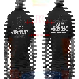 KESSLER Surname Family Name Team KESSLER Lifetime Member Tank Top Men's Back Print T-Shirt - Monsterry