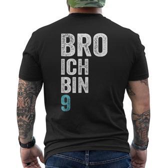 Kinder Bro Ich Bin 9 Jahre Alt Birthday 9Th Birthday T-Shirt mit Rückendruck - Geschenkecke