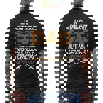 Knife Making Knives Maker For Knife Maker Men's Back Print T-Shirt - Monsterry