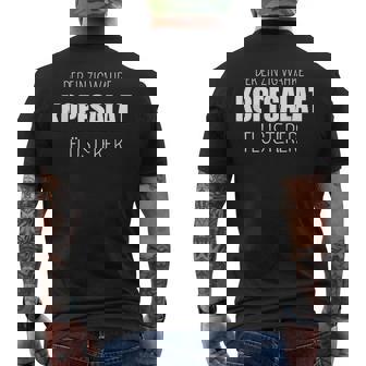 Kopfsalat Lustiger Spruch Gemüse T-Shirt mit Rückendruck - Geschenkecke