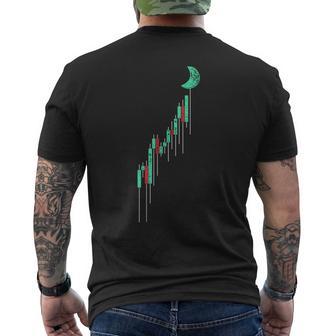 Krypto Currency Hodlintage Bullenmarkt Chart To The Moon T-Shirt mit Rückendruck - Geschenkecke