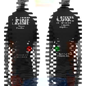 La Cuisine M'appelle Cadeau Humour Cuisinier T-shirt imprimé au dos - Cadeauxyz