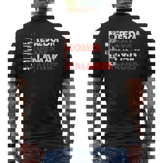 La Libertadiene En Muchos Calibres Propietario De Armas Amante De Las Armas Camiseta Hombre Estampado Espalda - Regaloses