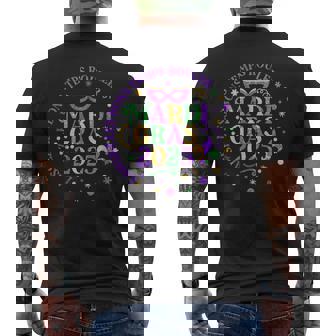 Laissez Les Bons Temps Rouler Mardi Gras 2025 New Orleans Men's T-shirt Back Print | Seseable CA