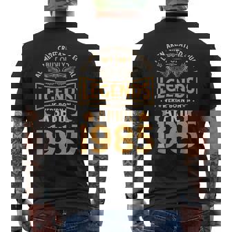 Las Leyendas De Cumpleaños Nacieron En Abril De 1985 Camiseta Hombre Estampado Espalda - Regaloses
