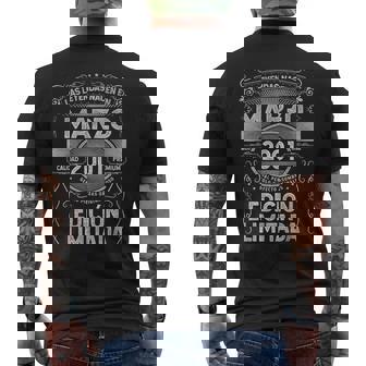Las Leyendas Nacen En Marzo De 2001 24 Años Cumpleaños Camiseta Hombre Estampado Espalda - Regaloses