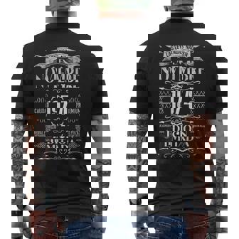Las Leyendas Nacen En Noviembre De 1974 50 Años Cumpleaños Camiseta Hombre Estampado Espalda - Regaloses