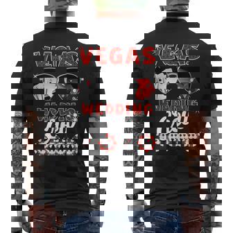 Las Vegas Wedding Crew Bachelor Bachelorette Party Men's T-shirt Back Print - Monsterry