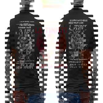 Le Diable M'a Chuchoté À L'oreille Tu Ne Pourras T-shirt imprimé au dos - Cadeauxyz