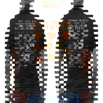 What We Learn From Black History Hearts Black History Month Men's T-shirt Back Print - Thegiftio