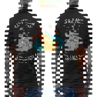 Leave Me Alone I'm Introverting Men's Back Print T-Shirt - Monsterry