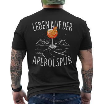 Leben Auf Der Aperolspur Official Spritz Club Aperollin' T-Shirt mit Rückendruck - Geschenkecke