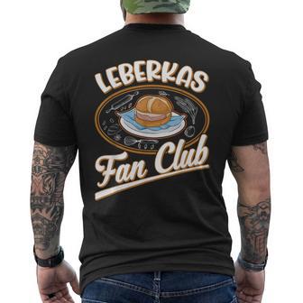 Leberkas Fan Club Bavarian Liver Cheese T-Shirt mit Rückendruck - Geschenkecke