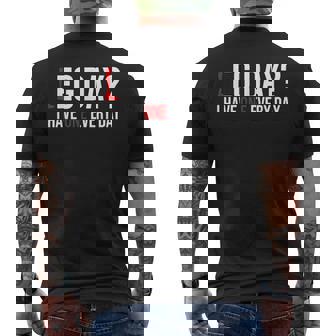 Leg Day I Have One Every Day Prosthetics Amputee Gym Men's Back Print T-Shirt - Monsterry