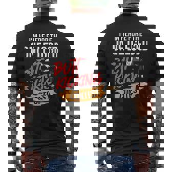 Leg Prosthetic Leg Amputation Amputee Men's Back Print T-Shirt - Monsterry