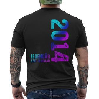 Legendary Since February 2014 Birthday Limited Edition T-Shirt mit Rückendruck - Geschenkecke