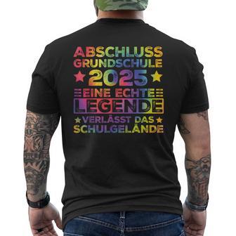 Legendeerlässt Schulgelände Abschluss Grundschule 2025 T-Shirt mit Rückendruck - Geschenkecke