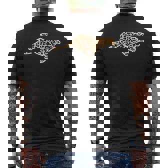 Leopard Leopard Print Panther Animal Wild Leopard Lover Men's Back Print T-Shirt - Monsterry