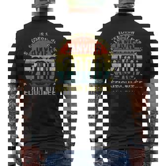 Les Legendes Sont Nées En Janvier 2000 Cadeau 25 Ans Homme T-shirt imprimé au dos - Cadeauxyz