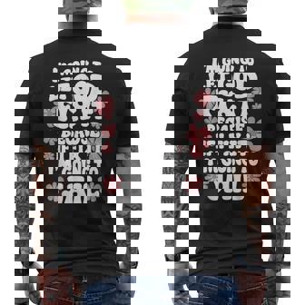 Let God Fix It Because If I Fix It I'm Going To Jail Men's T-shirt Back Print - Seseable