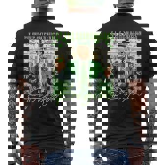 Let The Shenanigans Begin Trump St Patrick's Day Men's T-shirt Back Print - Seseable