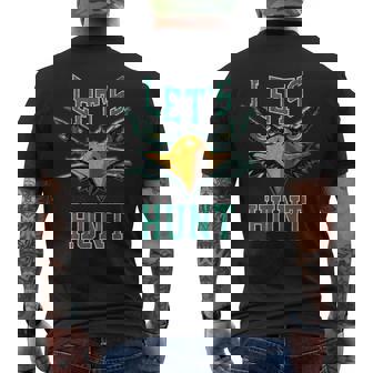 Let's Hunt Fly Men's T-shirt Back Print | Mazezy