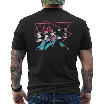 Let's Ski For A Skier T-Shirt mit Rückendruck - Geschenkecke