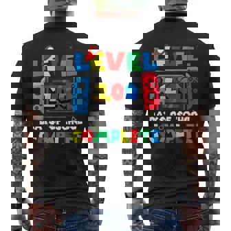 Level 100 Days Of School Complete Gamer Video Games Boys Men's T-shirt Back Print - Seseable