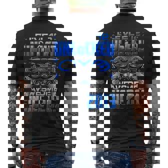 Level 12 Unlocked Awesome Since 2013 12Th Birthday Gaming Men's T-shirt Back Print - Seseable