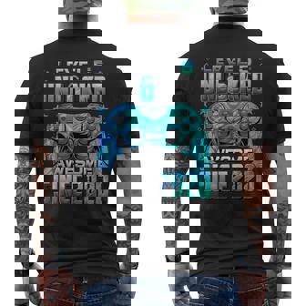 Level 5 Unlocked Awesome Since 2020 5Th Birthday Gaming Men's T-shirt Back Print - Seseable