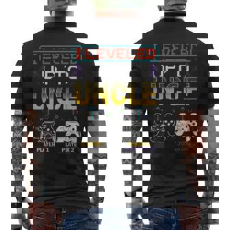 I Leveled Up To Uncle 2023 Nueva Familia Promocionada A Jugador Camiseta Hombre Estampado Espalda - Regaloses