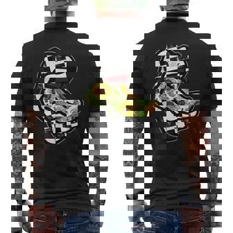 Lèvres À Carreaux En Forme De Tournesol T-shirt imprimé au dos - Cadeauxyz