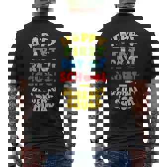 Library Squad School Staff Happy First Day Of School Match Men's Back Print T-Shirt - Monsterry