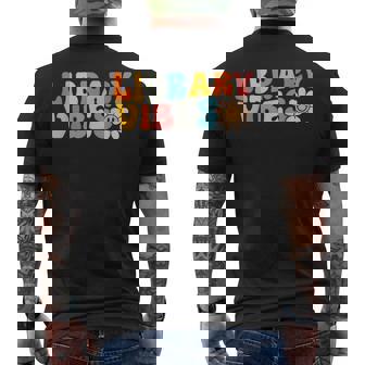 Library Vibes School Librarian Shirt First Day Of School Men's Back Print T-Shirt - Monsterry