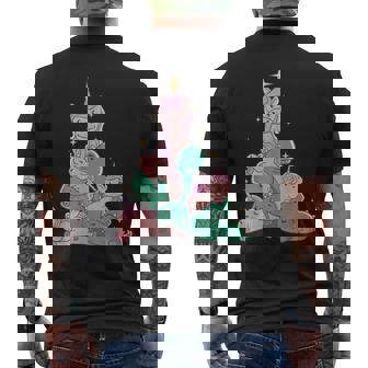 Licornes Et Tyrannosaure Rex Arbre Dinosaure Licorneacances T-shirt imprimé au dos - Cadeauxyz
