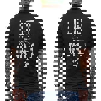 Life Ist Better With Oreo Dog Name De Regalo Camiseta Hombre Estampado Espalda - Regaloses