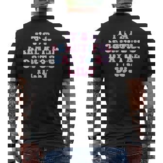Lily Beautiful Day Personalized Lily Birthday Men's T-shirt Back Print | Seseable UK