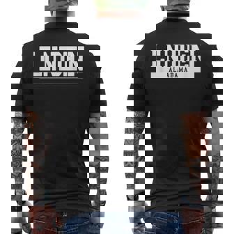 Linden Alabama Men's Back Print T-Shirt - Monsterry