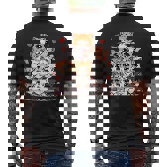 Lindos Gatos Y Gatitos Amantes De Los Gatos Para Niñas Anime Kawaii Gato Camiseta Hombre Estampado Espalda - Regaloses