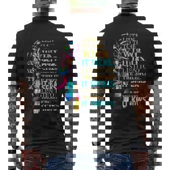Listen To The Wind It Talks Listen To The Silence It Speaks Men's T-shirt Back Print - Thegiftio