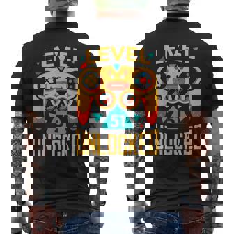 Livello 51 Sbloccato 51 ° Compleanno Gamer Regali 51 Regalo Di Anni T-shirt da uomo con stampa posteriore - Novitaregali
