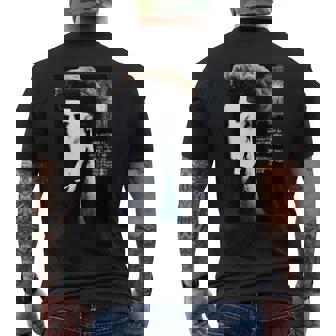 Locked In Ninja Low Taper Fade X Locked In Alien Remix Men's T-shirt Back Print - Monsterry